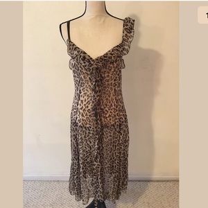 Dolce & Gabbana animal print dress sz 33/46